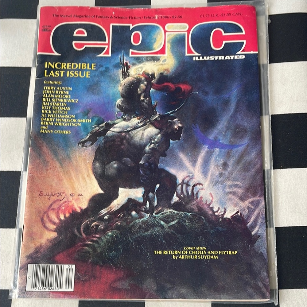 Epic Illustrated Magazine - Incredible Last Issue